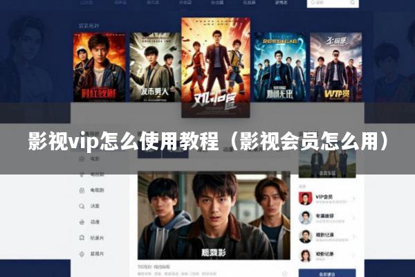 影视vip怎么使用教程(影视会员怎么用)