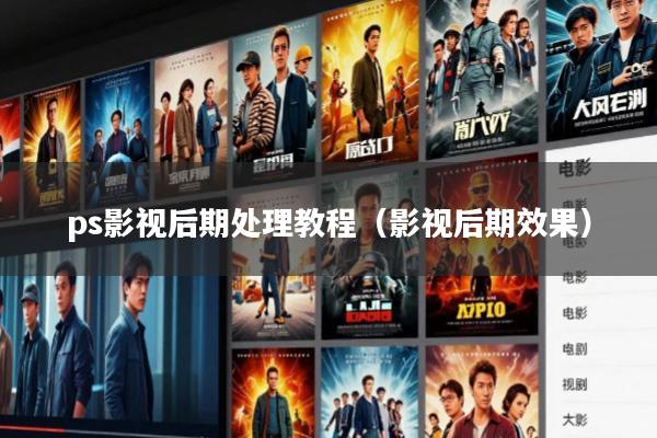 ps影视后期处理教程(影视后期效果)