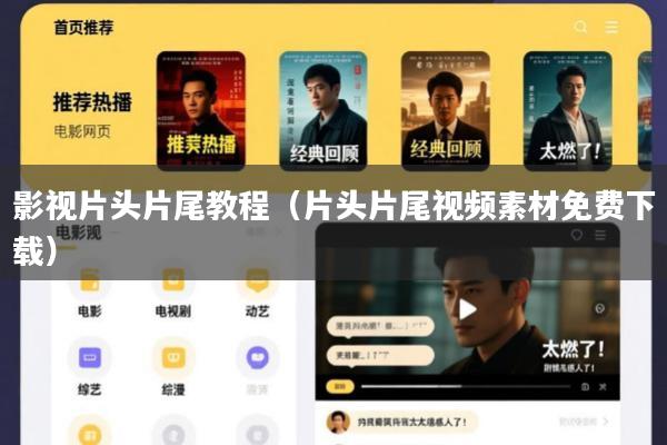 影视片头片尾教程(片头片尾视频素材免费下载)